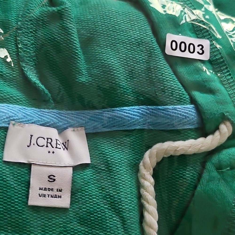 J.crew Women's Cotton Green Hoddie Casual Streewear Size small.. - Picture 14 of 14